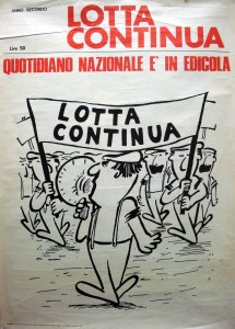 1973-Manifesto-di-Lc-con-disegno-di-Roberto-Zamarin-Centro-studi-movimenti